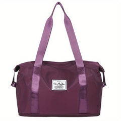 Large Capacity Carry on Tote Nylon Lightweight Luggage Weekender Bag
