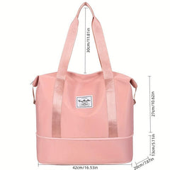 Large Capacity Carry on Tote Nylon Lightweight Luggage Weekender Bag