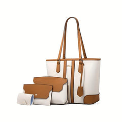 4-Piece Large Capacity Bag Set - Tote Bag & Purse