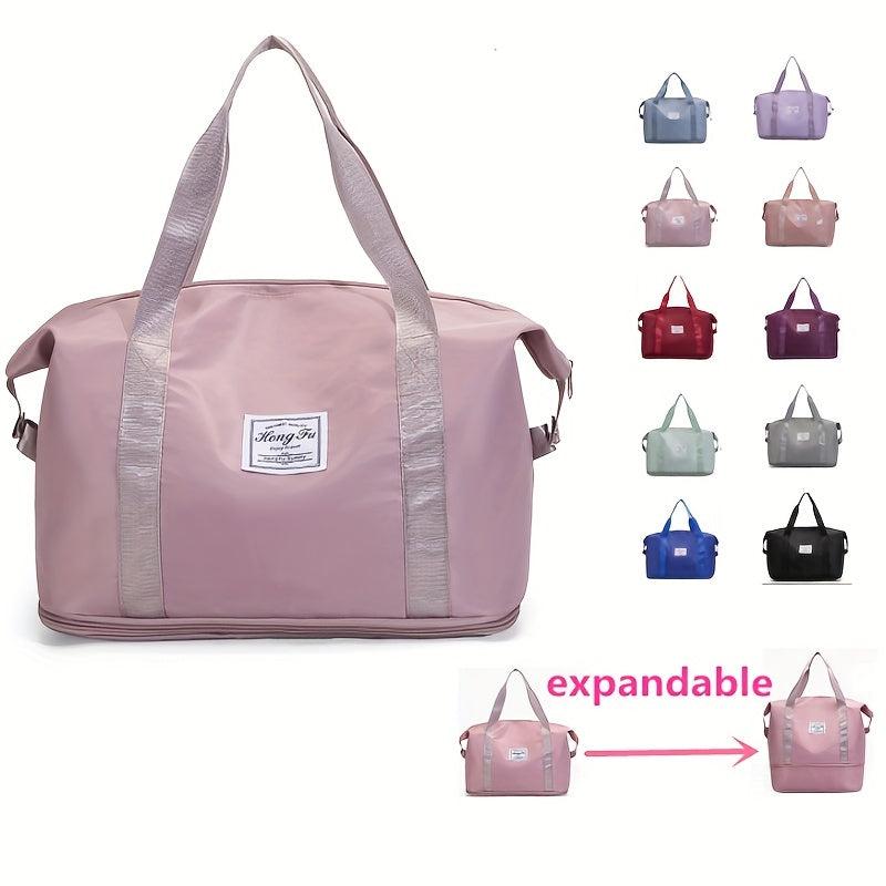 Foldable Travel Duffle Bag Portable Gym Storage Carry On Weekender