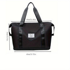 Large Capacity Weekender Bag Lightweight Nylon Sports Gym Duffel Bag