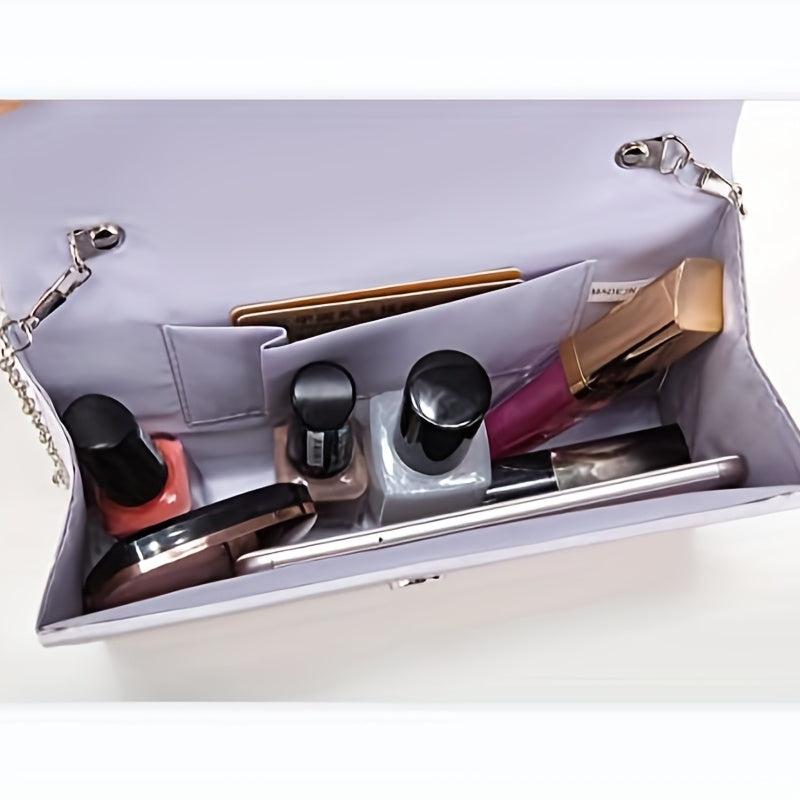 Square Evening Bag Chain Envelope Prom Purse Clutch Bag For Wedding Party