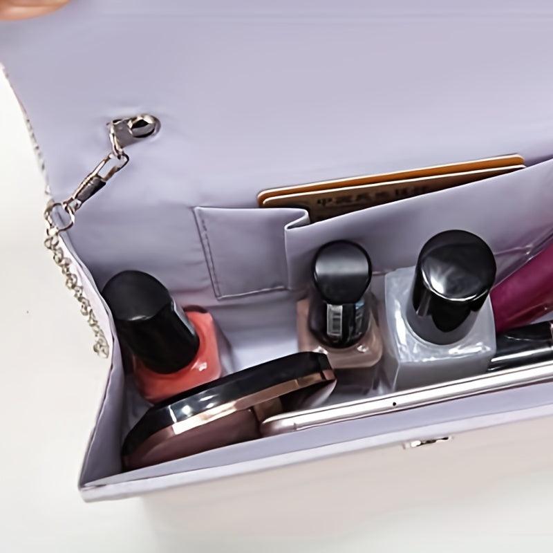 Square Evening Bag Chain Envelope Prom Purse Clutch Bag For Wedding Party