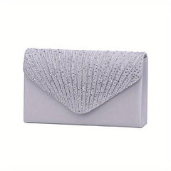 Square Evening Bag Chain Envelope Prom Purse Clutch Bag For Wedding Party