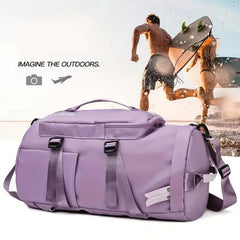 Portable Gym Bag Waterproof Nylon Duffle Bag