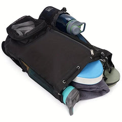 Mesh Drawstring Gym Backpack Large Capacity Lightweight Sports Bag