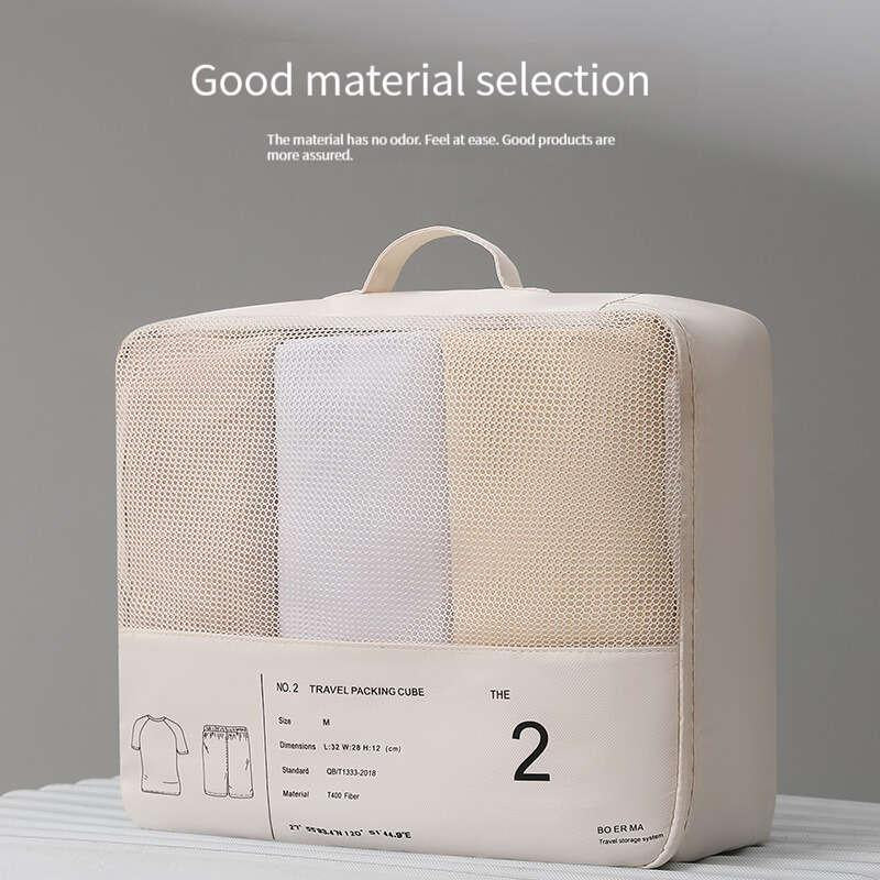 6 Pcs Travel Luggage Bag Sets Lightweight Clothes Organizers