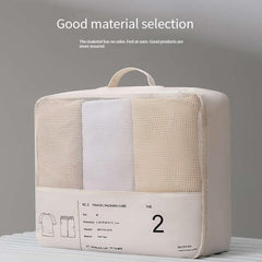 6 Pcs Travel Luggage Bag Sets Lightweight Clothes Organizers