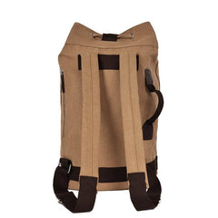 Vintage Drawstring Backpack Lightweight Rucksack Women's Travel Storage Bag