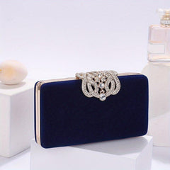 Glitter Rhinestone Clutch Wallet for Women's Party