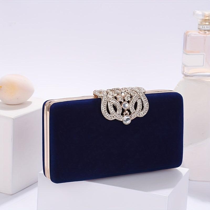 Glitter Rhinestone Clutch Wallet for Women's Party