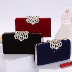 Glitter Rhinestone Clutch Wallet for Women's Party
