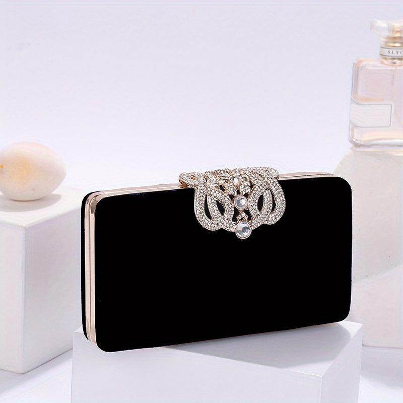Glitter Rhinestone Clutch Wallet for Women's Party