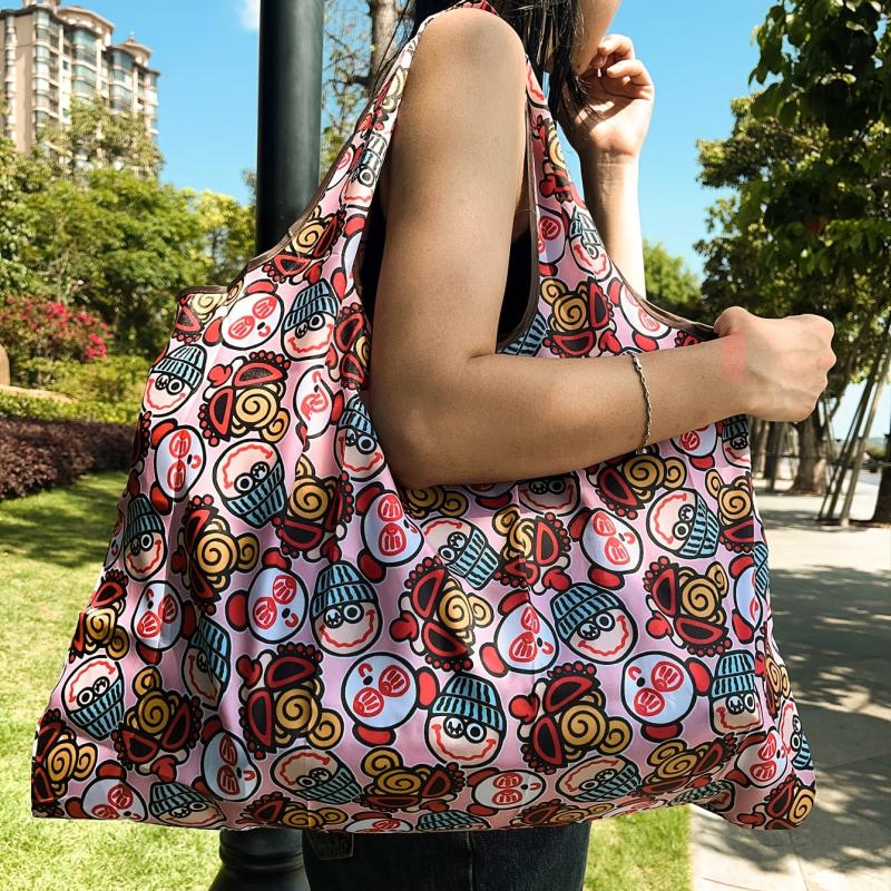 Cartoon Pattern Tote Bag for Shopping