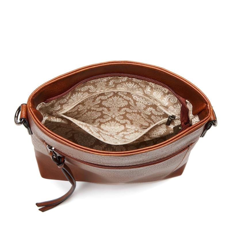 3-Piece Vintage Bag Set: Hobo Shoulder, Crossbody Square, Clutch Pouch