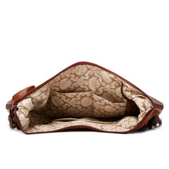 3-Piece Vintage Bag Set: Hobo Shoulder, Crossbody Square, Clutch Pouch