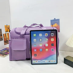 Stylish Solid Sports Shoulder Bag Large Capacity Gym Bag