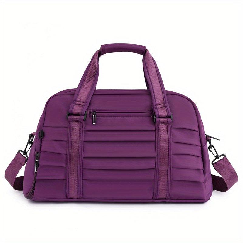 Ruched Sports Shoulder Bag Gym Handbag Outdoor Versatile