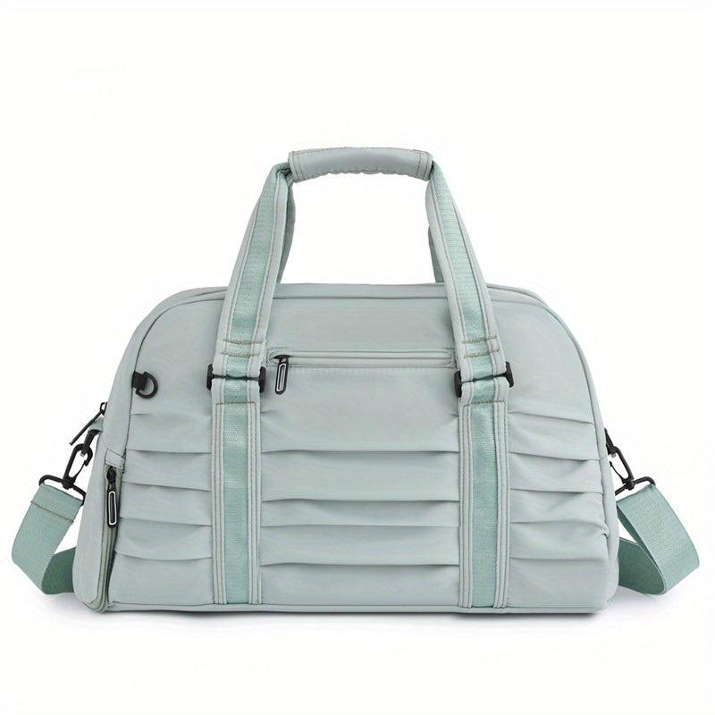 Ruched Sports Shoulder Bag Gym Handbag Outdoor Versatile