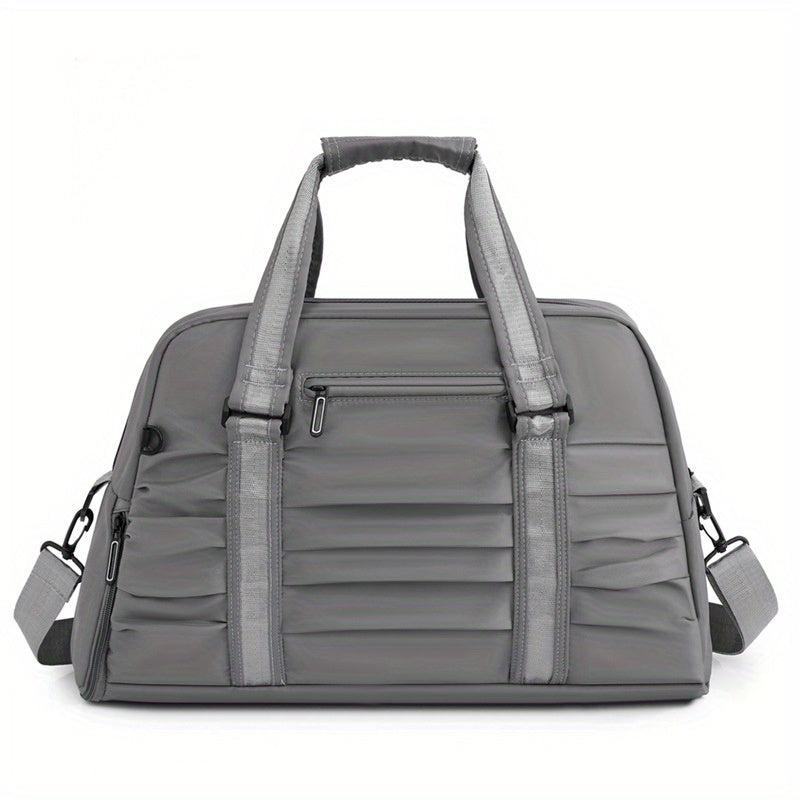 Ruched Sports Shoulder Bag Gym Handbag Outdoor Versatile
