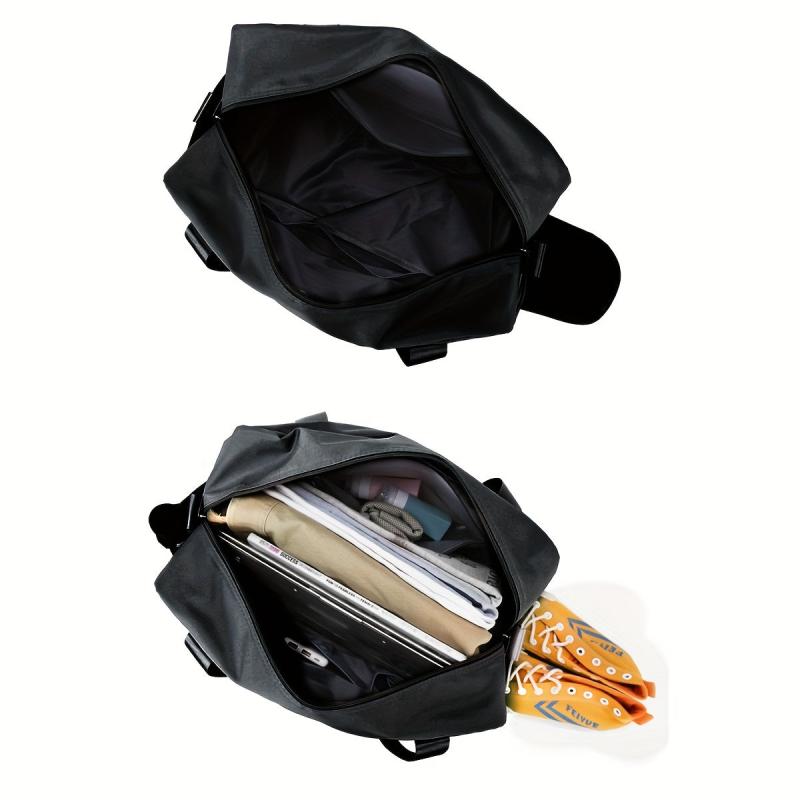2Pcs Portable Sports Gym Bag Large Capacity Weekender Duffle Bag
