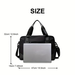 2Pcs Portable Sports Gym Bag Large Capacity Weekender Duffle Bag