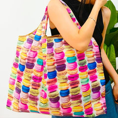 Cartoon Pattern Shopper Bag, Foldable Lightweight Shoulder Bag