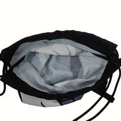 Branch Print Drawstring Workout Backpack Gym Sport String Bag