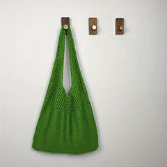 Crochet Weaving Slouchy Tote Bag Shopping Bag
