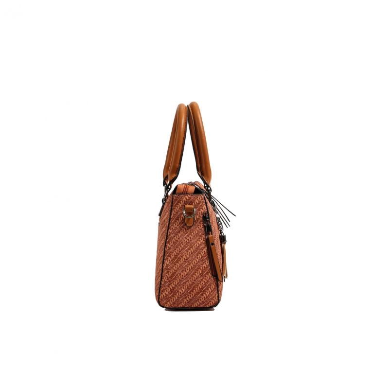 3pcs Woven Handbag Set Women's Tote Bag Crossbody Bag Credit Card Holder