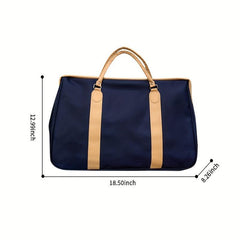 Colorblock Gym Bag Large Capacity Travel Bag Portable Storage Bag