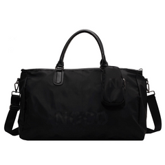 Large Capacity Sports Hanbag Lightweight Travel Duffle Bag Women's Letter Print