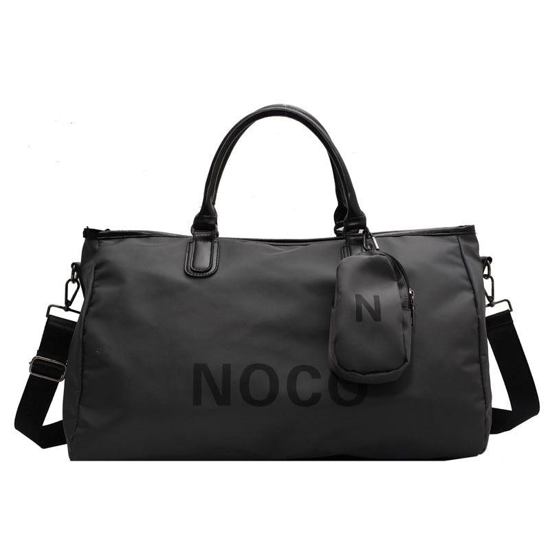 Large Capacity Sports Hanbag Lightweight Travel Duffle Bag Women's Letter Print