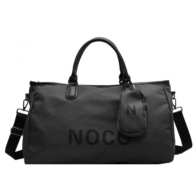 Large Capacity Sports Hanbag Lightweight Travel Duffle Bag Women's Letter Print