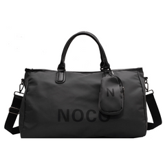 Large Capacity Sports Hanbag Lightweight Travel Duffle Bag Women's Letter Print