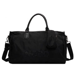 Large Capacity Sports Hanbag Lightweight Travel Duffle Bag Women's Letter Print