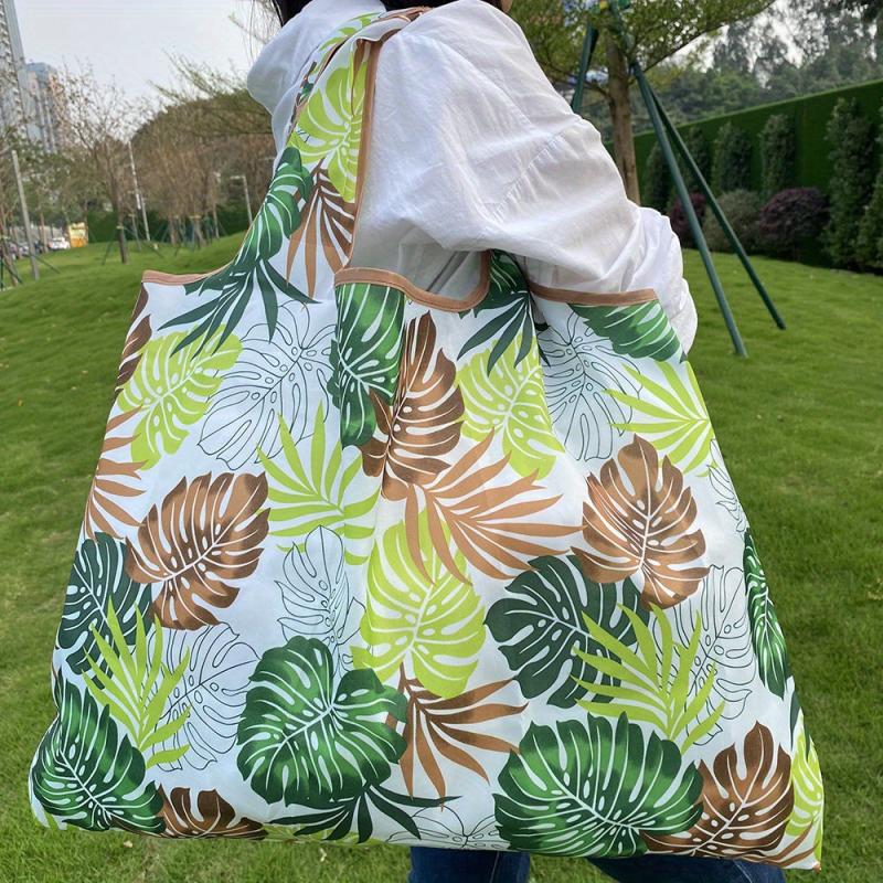Large Capacity Portable Shopping Bag Lightweight Durable Reusable Washable Eco-f