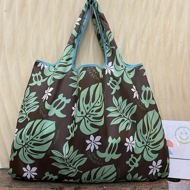 Large Capacity Portable Shopping Bag Lightweight Durable Reusable Washable Eco-f