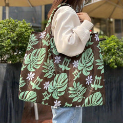 Large Capacity Portable Shopping Bag Lightweight Durable Reusable Washable Eco-f