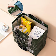 Stylish Letter Print Tote Bag Large Capacity Shoulder Bag