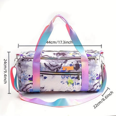 Large Capacity Travel Duffle Bag Portable Sports Yoga Storage Bag