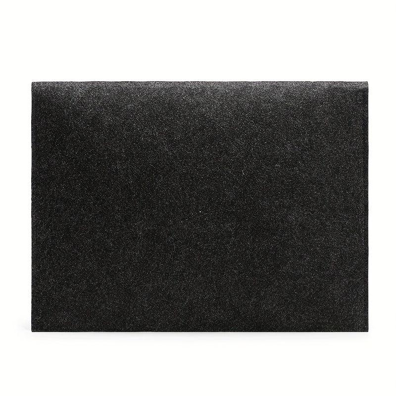 Minimalist Portable Zipper Laptop Clutch Bag Lightweight Storage Felt Bag