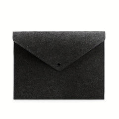 Minimalist Portable Zipper Laptop Clutch Bag Lightweight Storage Felt Bag