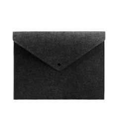 Minimalist Portable Zipper Laptop Clutch Bag Lightweight Storage Felt Bag