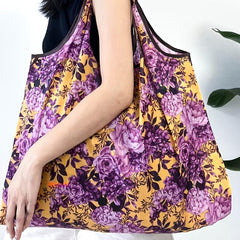Floral Pattern Shopper Bag Lightweight Foldable Bag