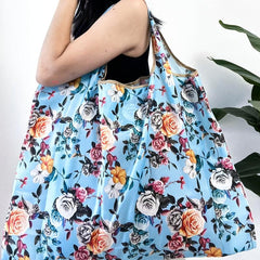 Floral Pattern Shopper Bag Lightweight Foldable Bag
