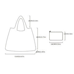 Floral Pattern Shopper Bag Lightweight Foldable Bag