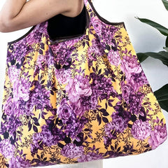 Floral Pattern Shopper Bag Lightweight Foldable Bag