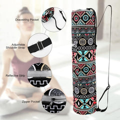 Vintage Pattern Drawstring Bag Portable Sports Bag Lightweight
