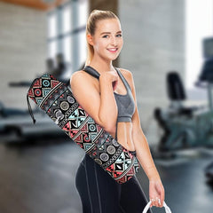 Vintage Pattern Drawstring Bag Portable Sports Bag Lightweight